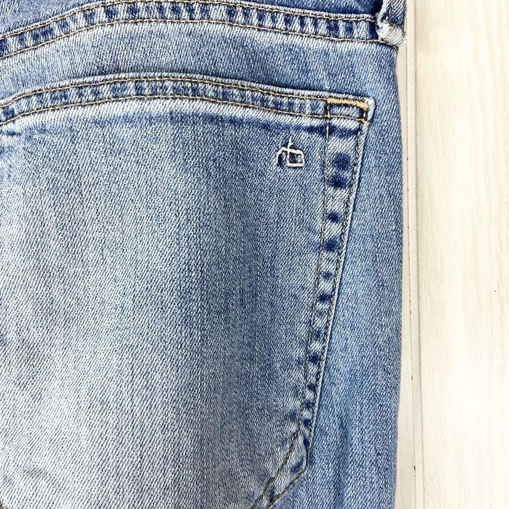 Rag And Bone Women's Brigade Light Wash Distressed The Dre Jeans Size 29 - Picture 4 of 7
